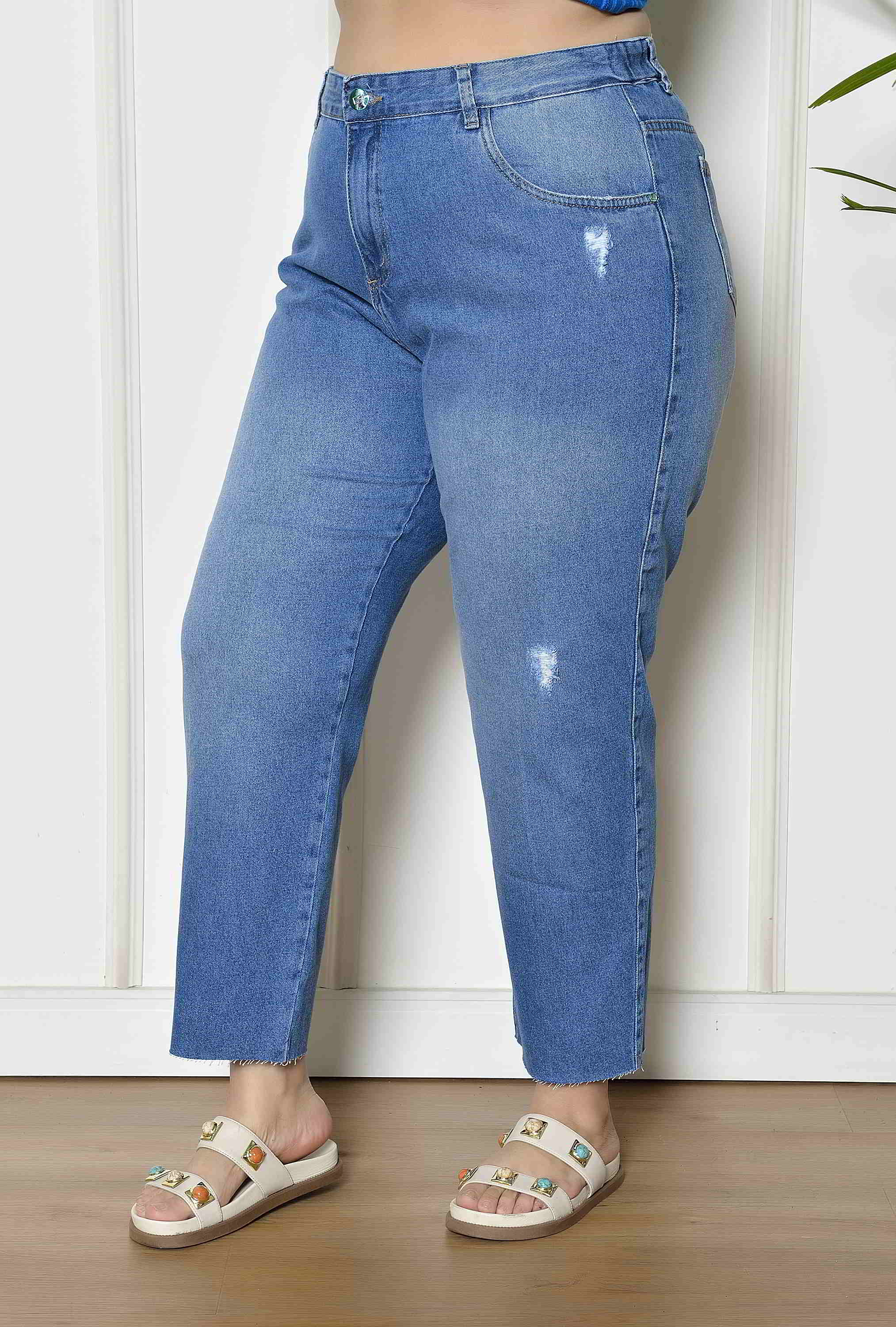 Calça Mom Mom Jeans Plus Size Comprar Calça MOM Jeans Vintage Plus