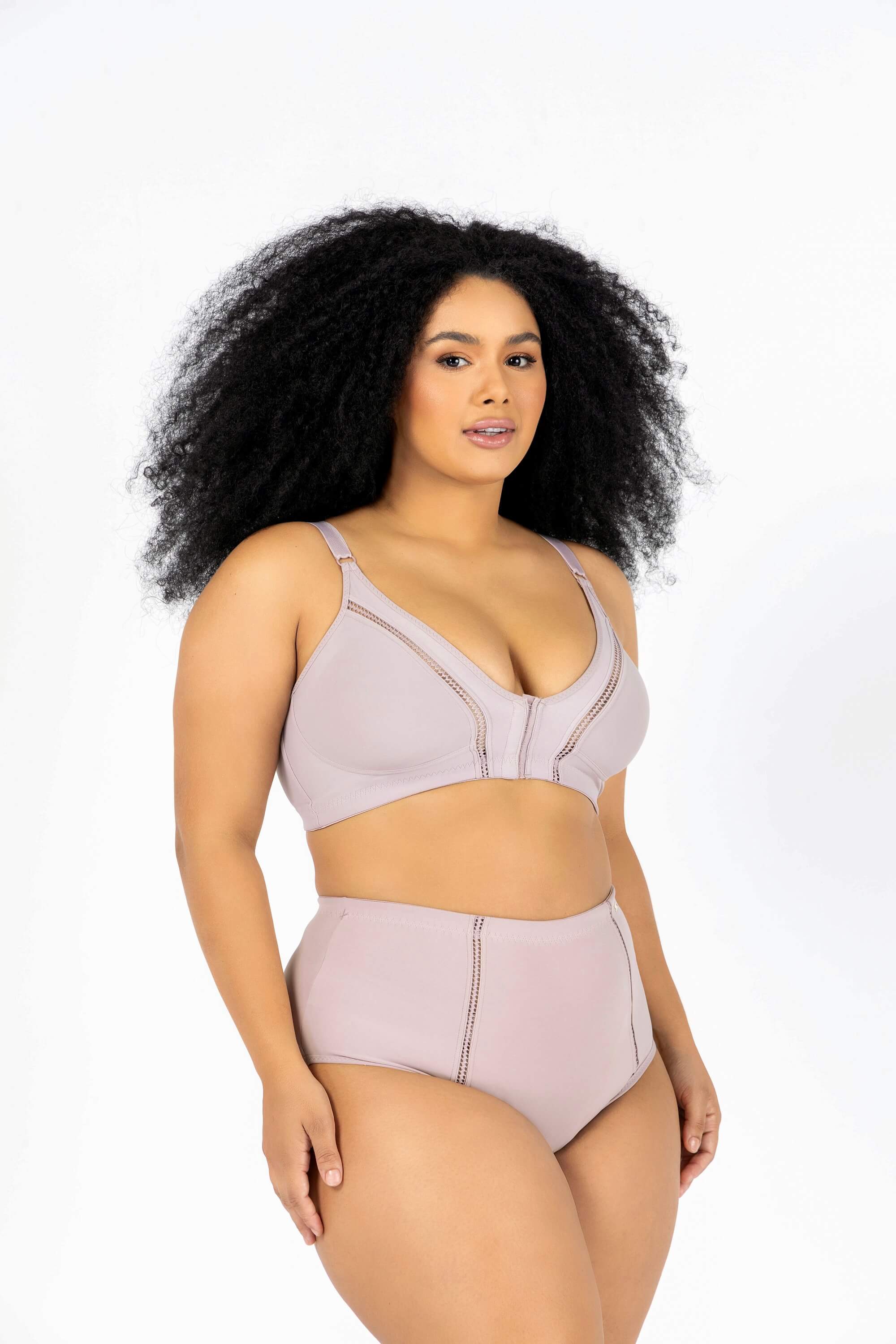 Sutiã Plus Size Rose Abertura Frontal Dilady: Sustentação